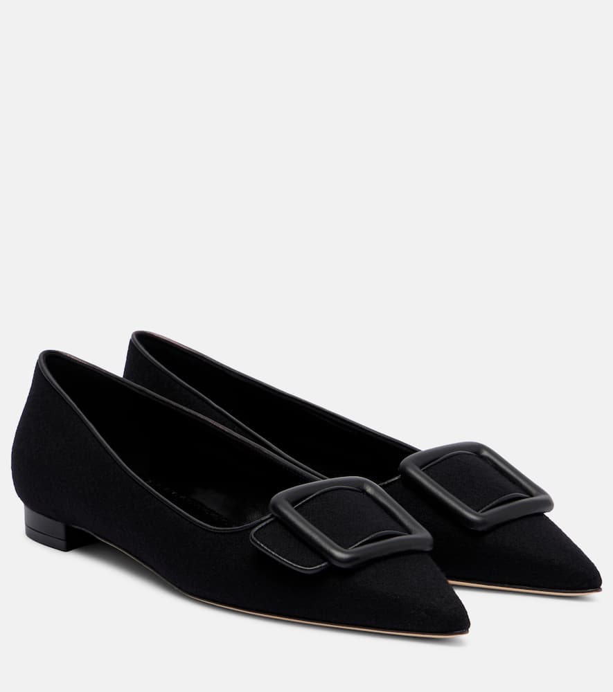 Maysale buckled ballet flats