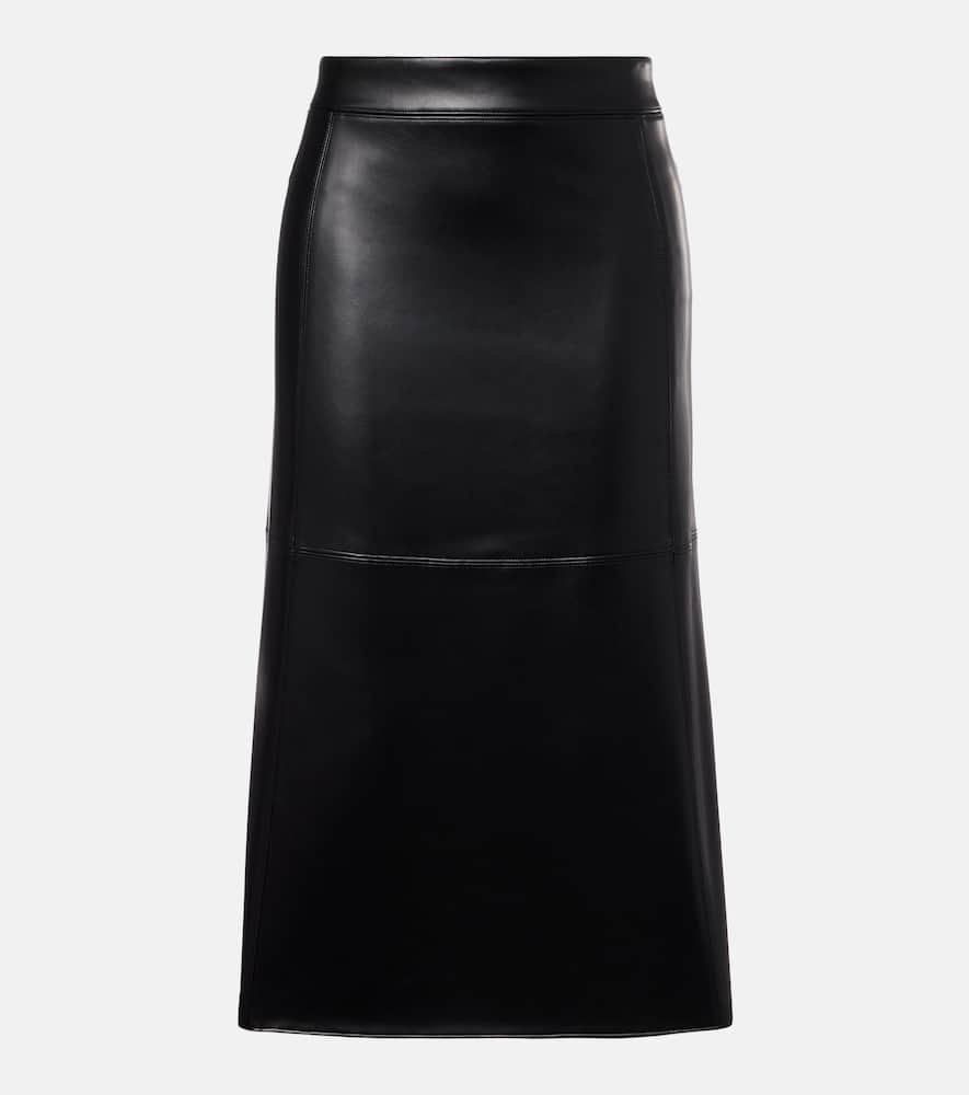 'S Max Mara Plata faux leather midi skirt