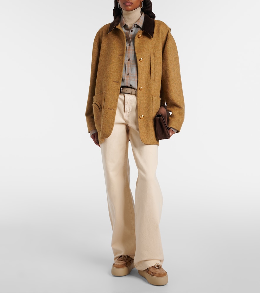 Viv' Up Embellished Shearling And Sneakers