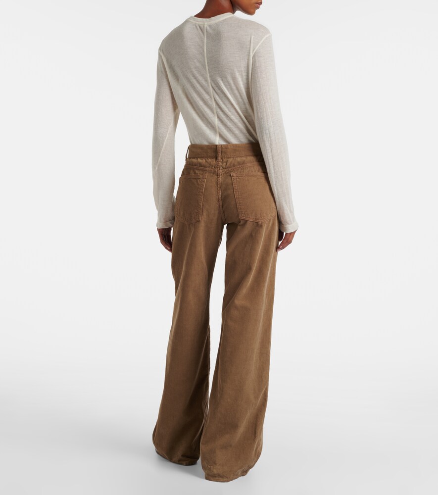  The Row The Row Weite Low-rise-hose Eglitta Aus Cord 
