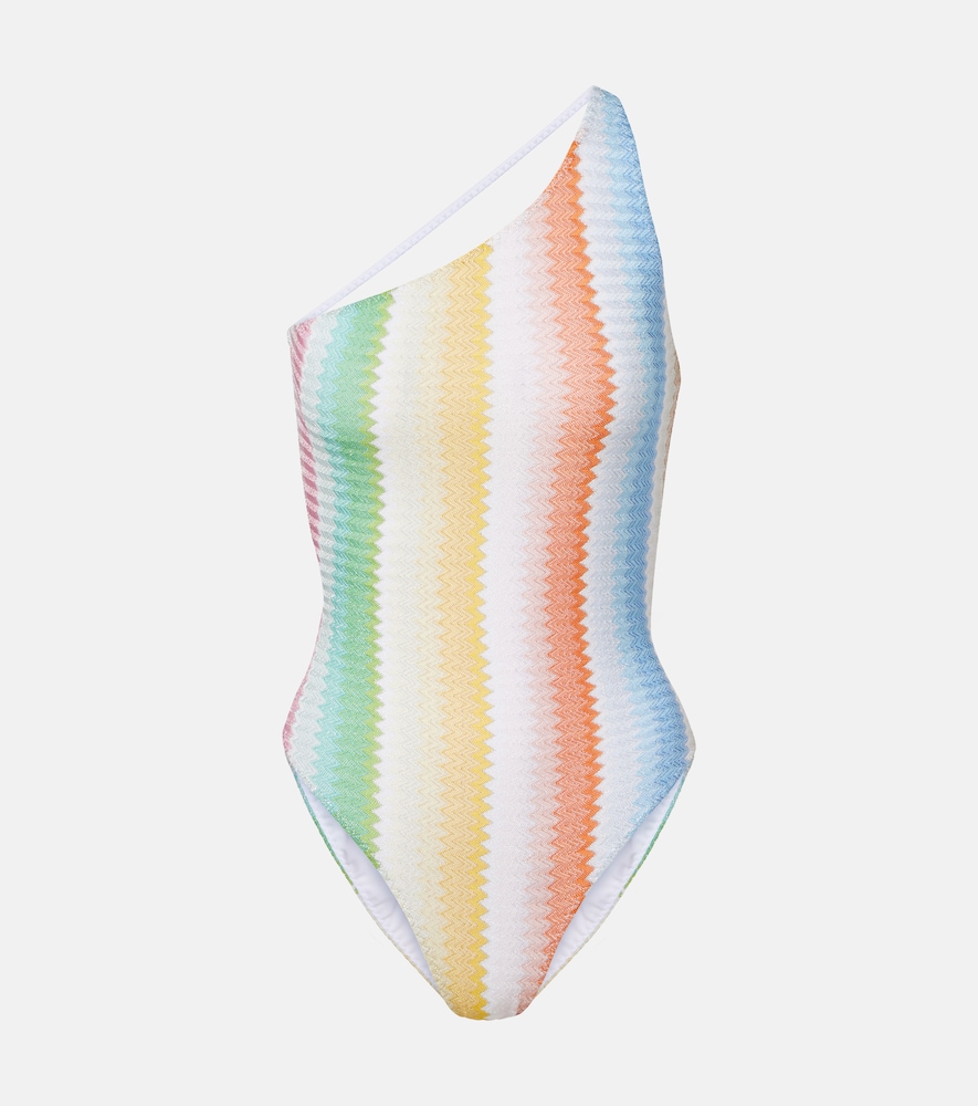 Missoni Women's Multicoloured Zigzag Lame Swimsuit UK Size 10 - Mytheresa