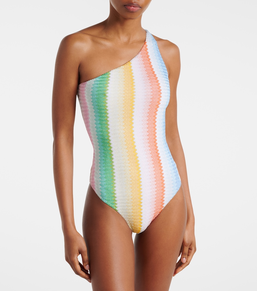  Missoni Missoni Zigzag Lamã© Swimsuit 