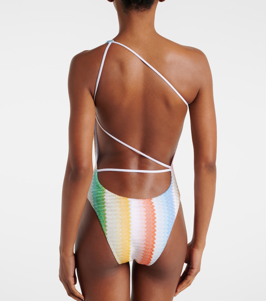  Missoni Missoni Zigzag Lamã© Swimsuit 