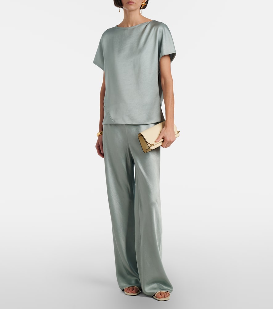Vince Satin wide-leg pants