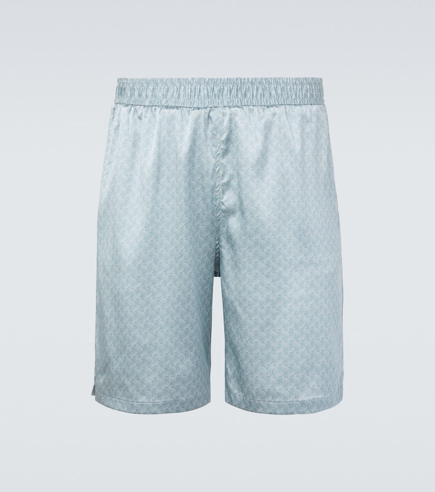 Frescobol Carioca Short Palma imprim en soie mlange 284 €