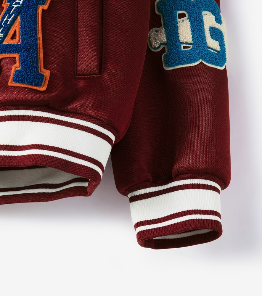  Dolce&gabbana Kids Dolce&gabbana Kids Dg Patch-appliquã© Varsity Jacket 