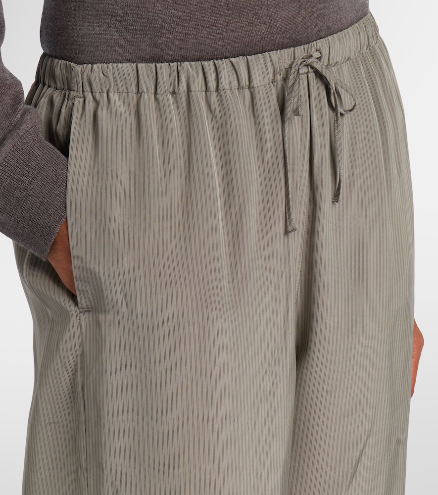 Róhe Striped Wide-Leg Pants