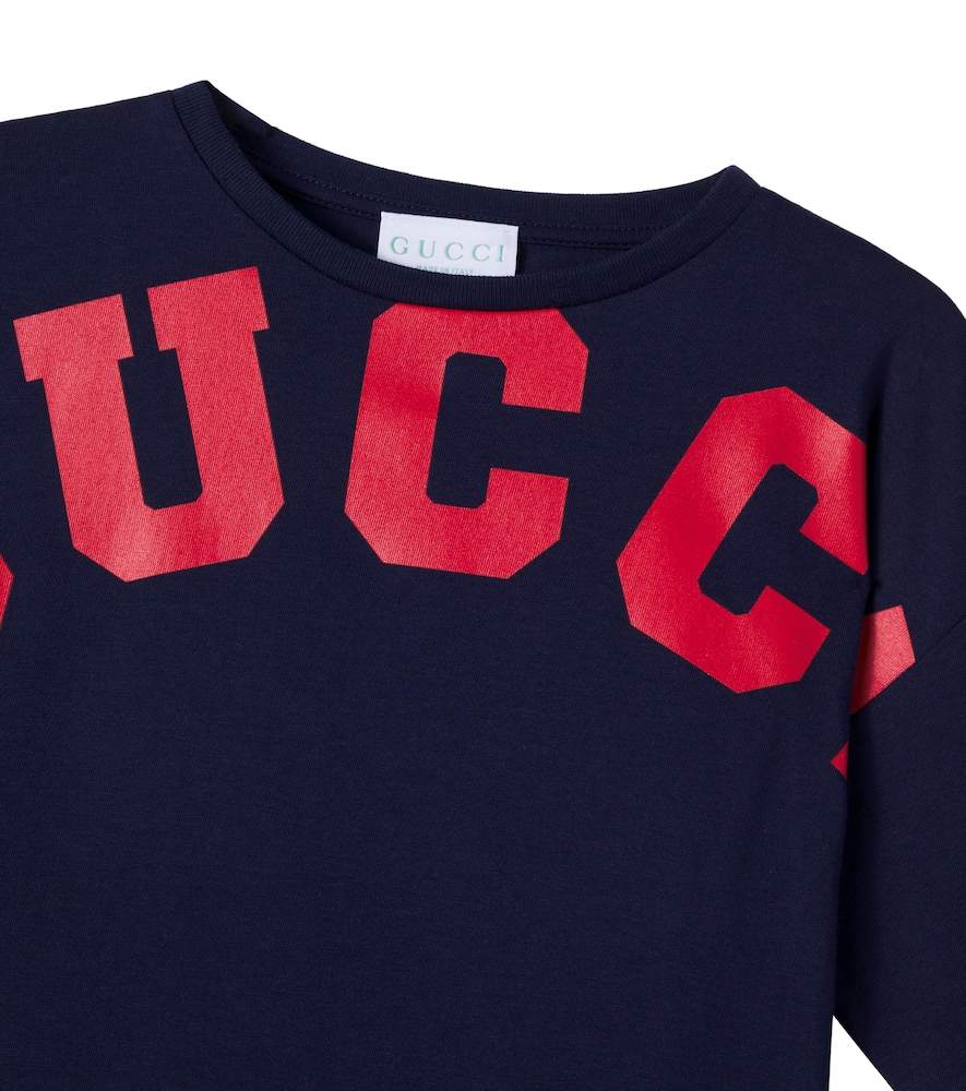  Gucci Kids Gucci Kids Bedrucktes T-shirt Aus Baumwolle 