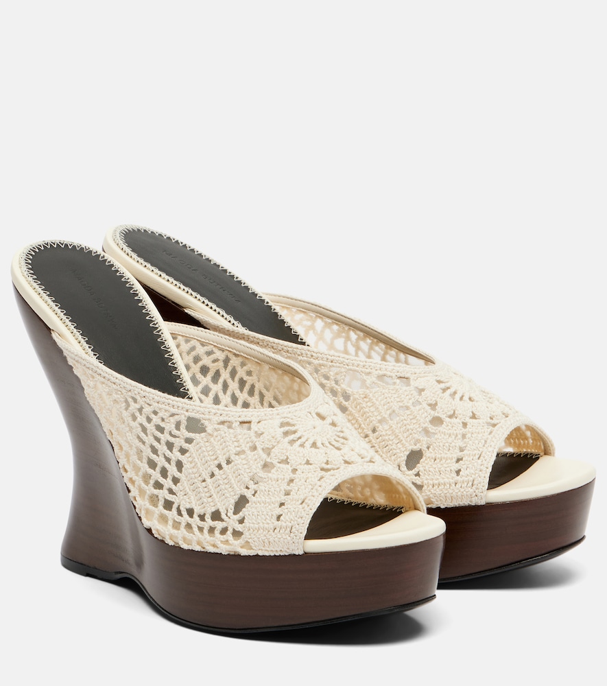 Magda Butrym Crochet wedge sandals | Thumbnail 7 Magda Butrym Crochet wedge sandals | Thumbnail 7