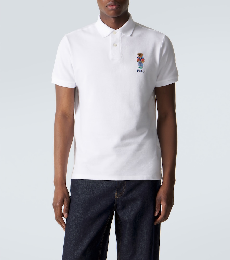 Polo Bear Cotton Piqué Polo Shirt