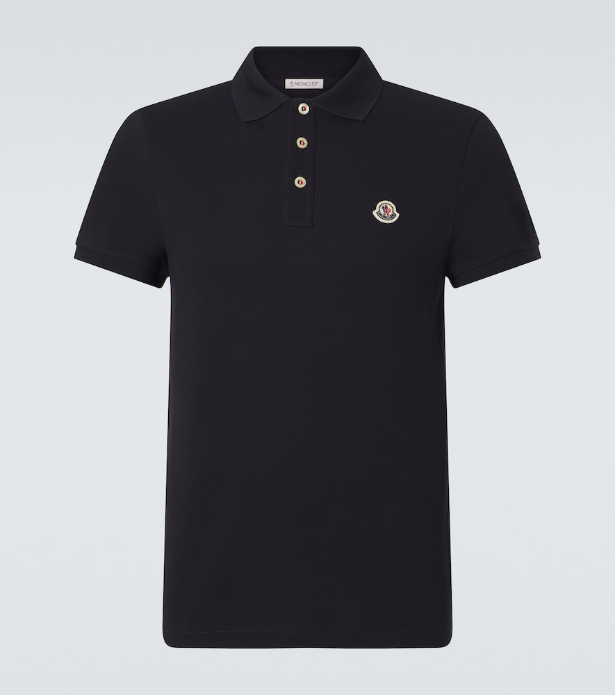 Moncler Uomo Polo In Piqu矇 Di Cotone Blu It Taglia 52- Mytheresa