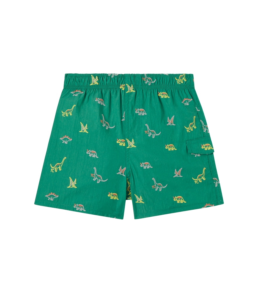 Tartine Et Chocolat Green Embroidered Swim Trunks Y Size 10 - Mytheresa