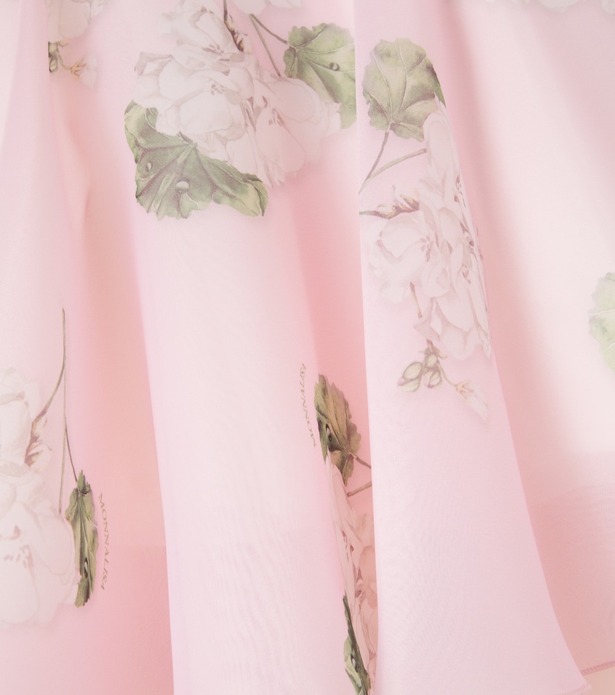  Monnalisa Monnalisa Falda De Organza Floral 