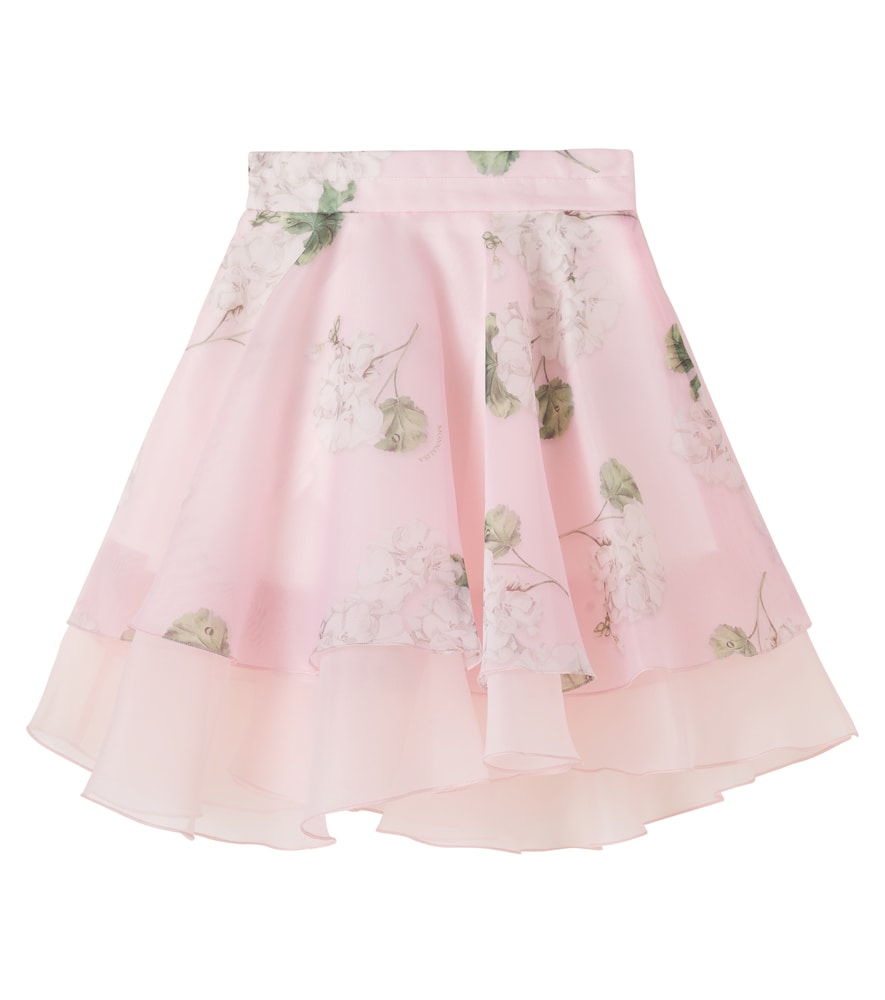  Monnalisa Monnalisa Falda De Organza Floral 