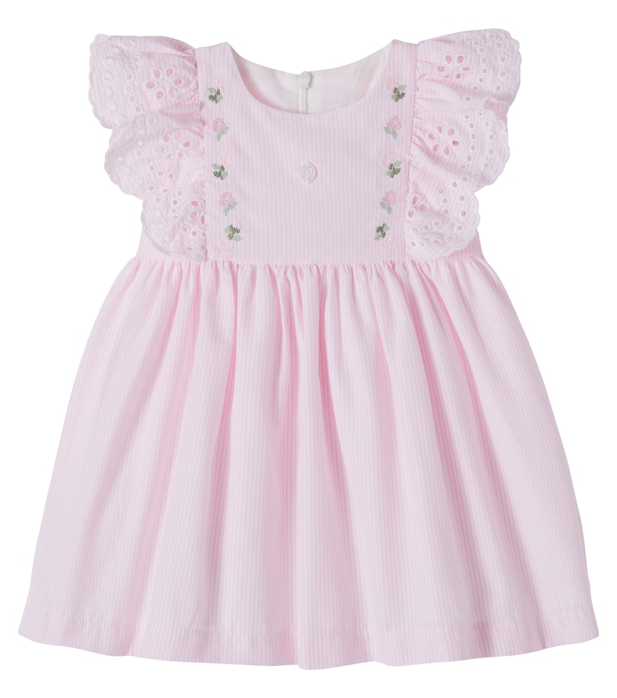 Patachou Pink Baby Broderie Anglaise Cotton-Blend Dress M Size 18 - Mytheresa