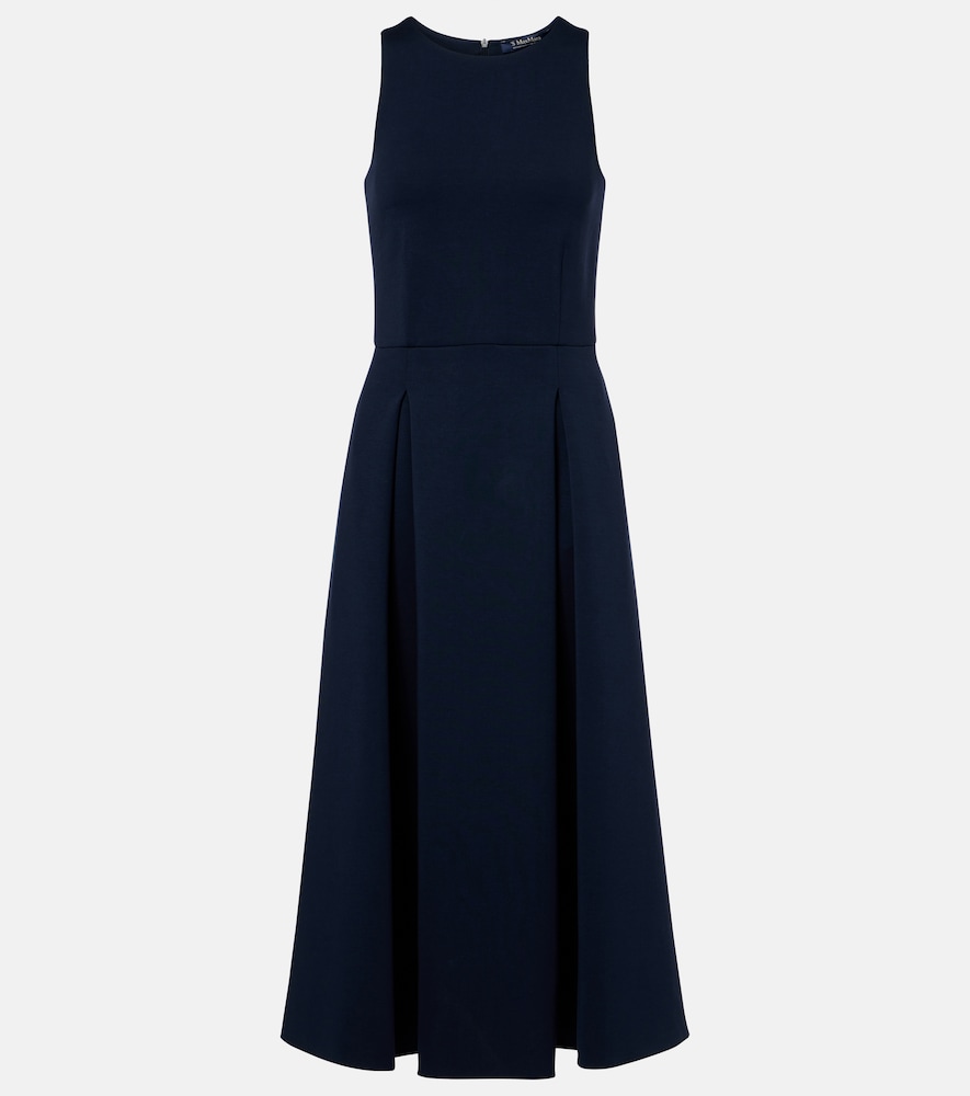'S Max Mara Cannone cotton-blend jersey midi dress
