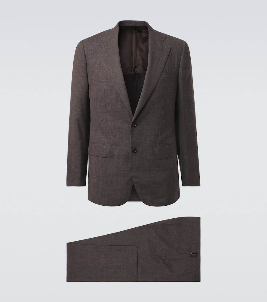 Wool, Silk, And Linen Suit