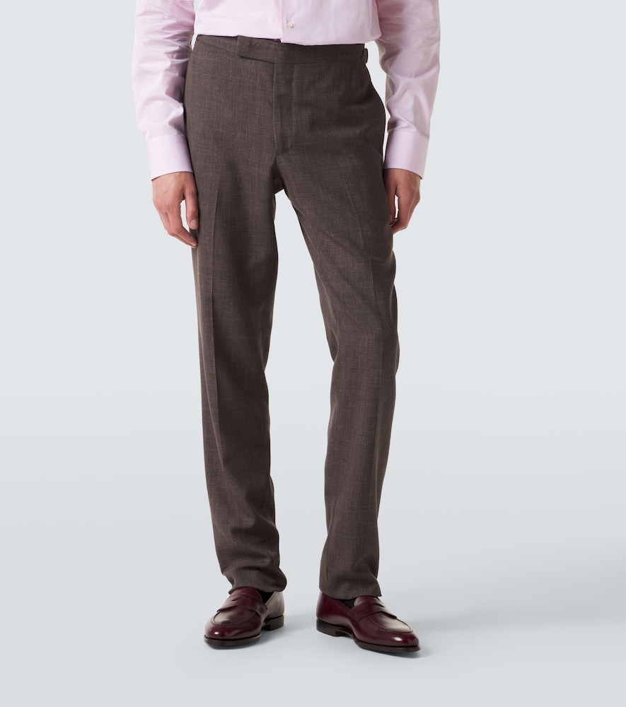 Wool, Silk, And Linen Suit
