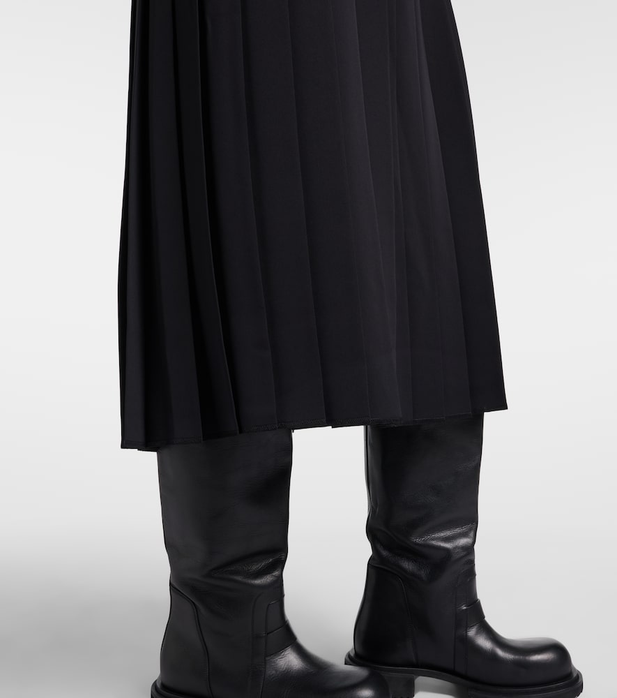  Junya Watanabe Junya Watanabe Falda Midi Plisada 