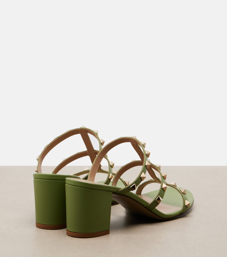  Valentino Garavani Valentino Garavani Rockstud Leather Sandals 