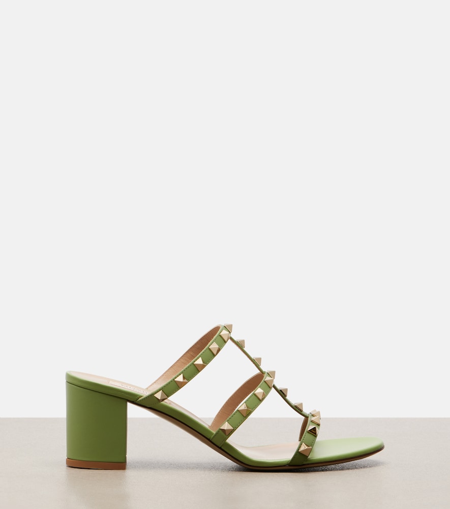  Valentino Garavani Valentino Garavani Rockstud Leather Sandals 