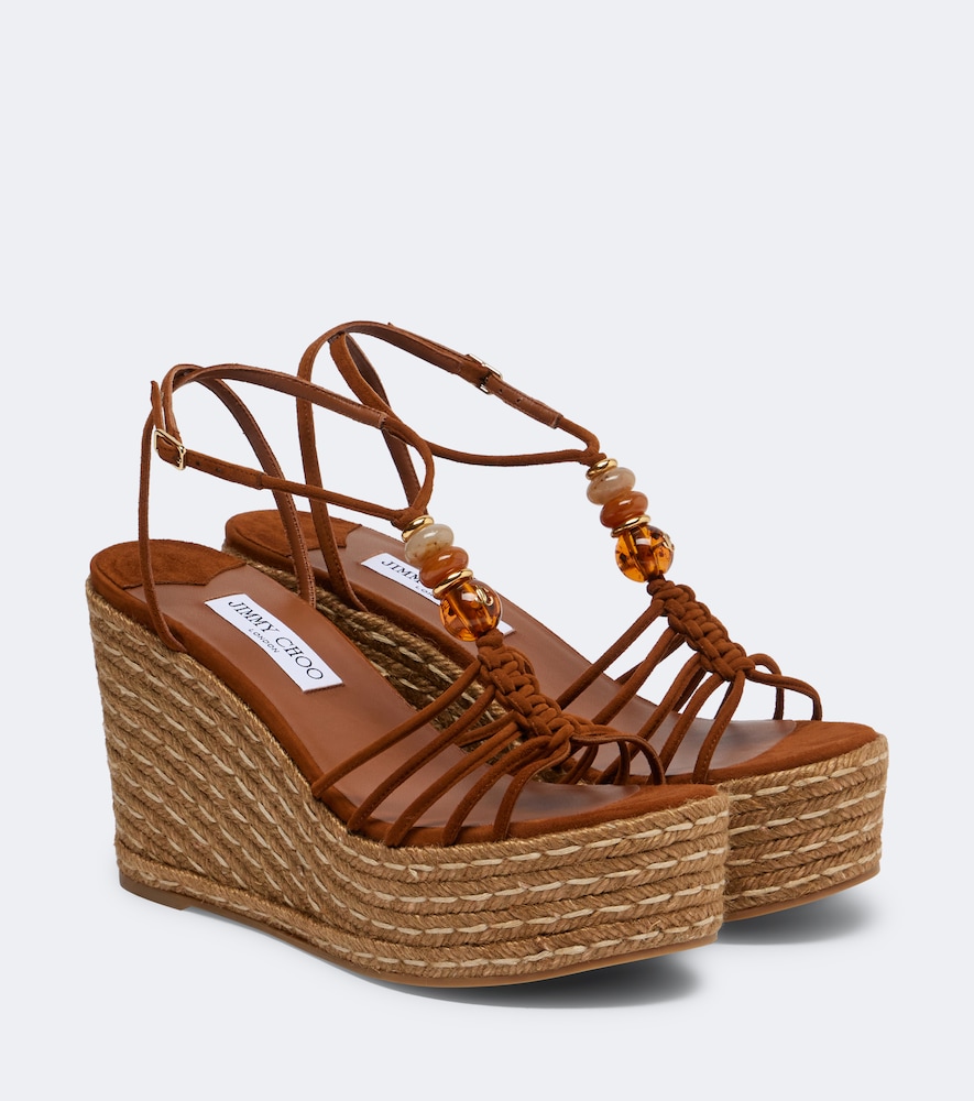 Espadrillas con zeppa Lemi in suede