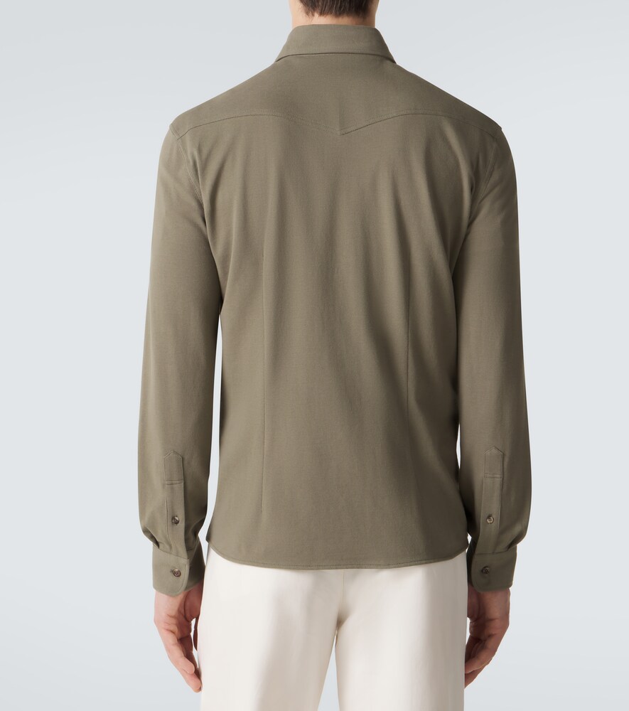  Brunello Cucinelli Brunello Cucinelli Hemdjacke Aus Baumwolle 