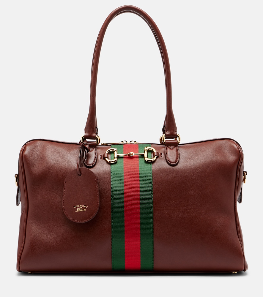 Borsa bowling Borsetto Large in pelle