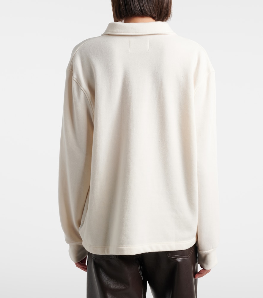Vintage Fleece Polo Sweater