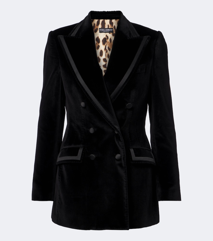 Blazer aus einem Baumwoll- und Seidengemisch