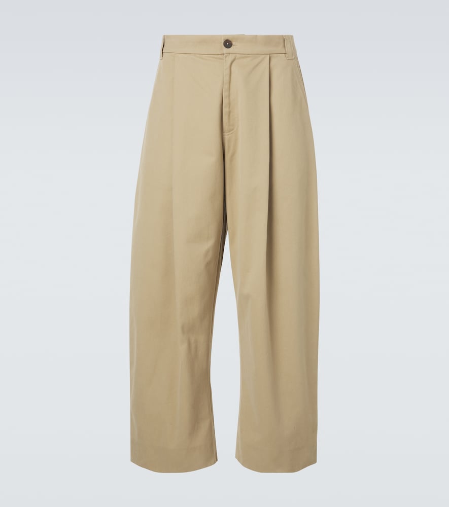 Studio Nicholson Men's Beige Sorte Cotton Wide-Leg Pants UK Size 38 - Mytheresa