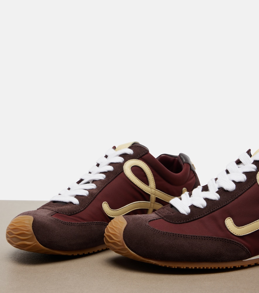  Loewe Loewe Ballet Runner 2.0 Suede-trimmed Sneakers 