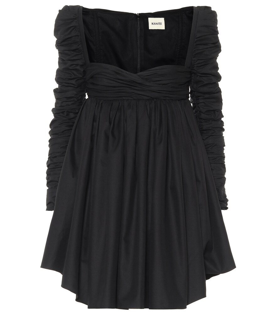 Sueanne cotton twill minidress by KHAITE | Coshio Online Shop