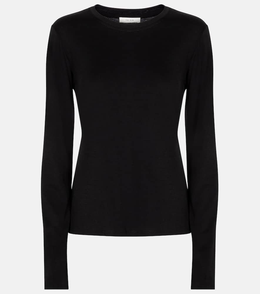 The Row Shermann cotton jersey top