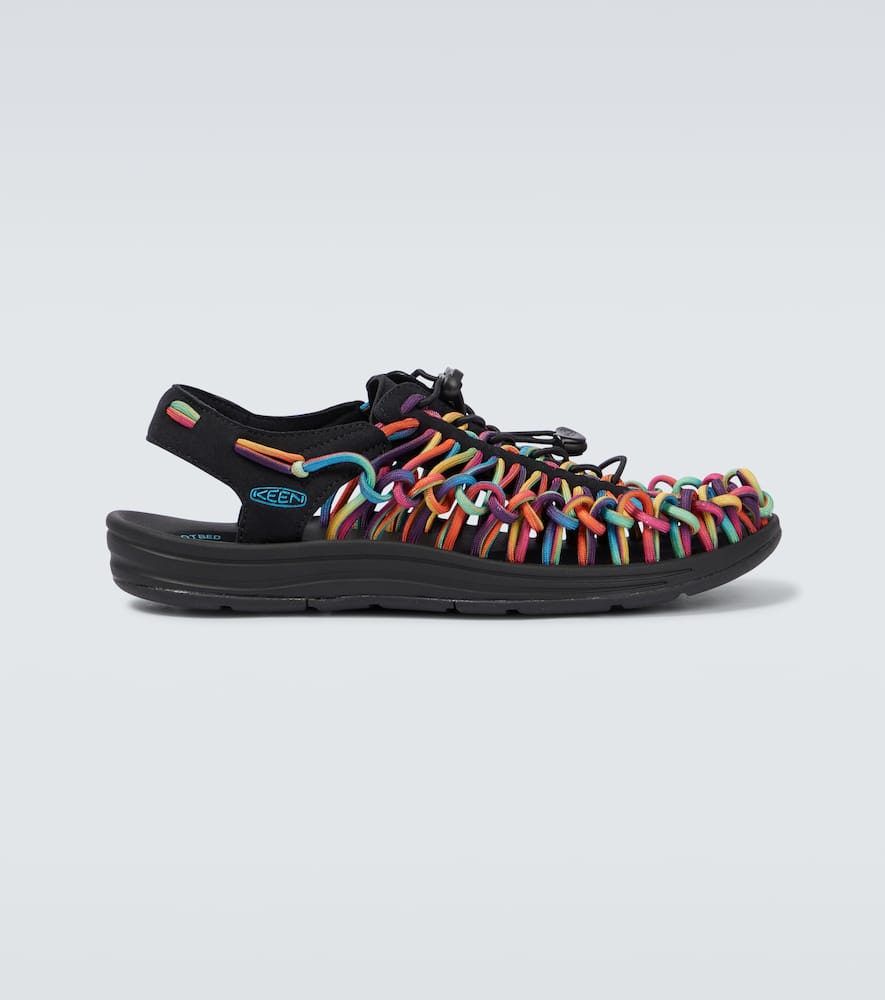 Keen Uneek Cord Sandals In Original Tie Dye