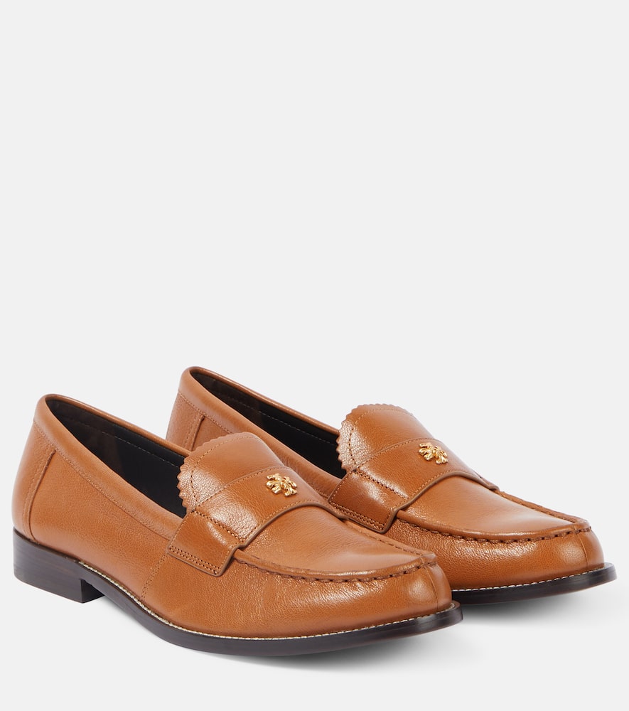 Tory Burch Embellished leather loafers
