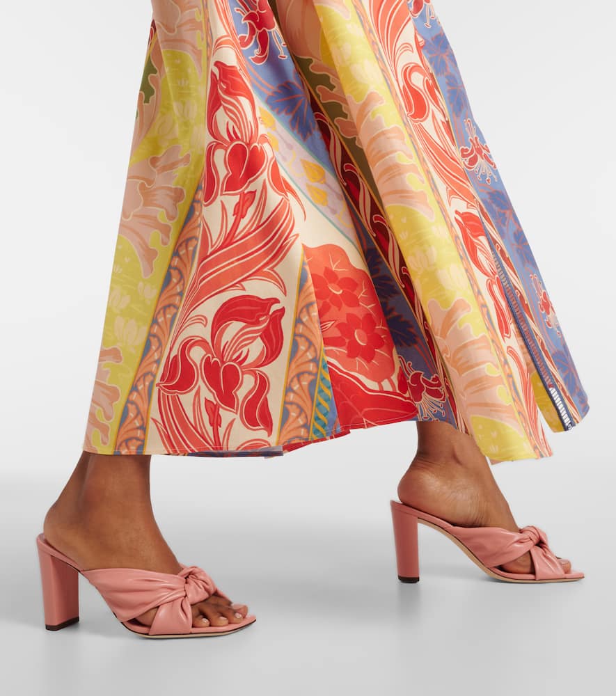 Jimmy Choo Avenue 85 Leather Mules In Pink