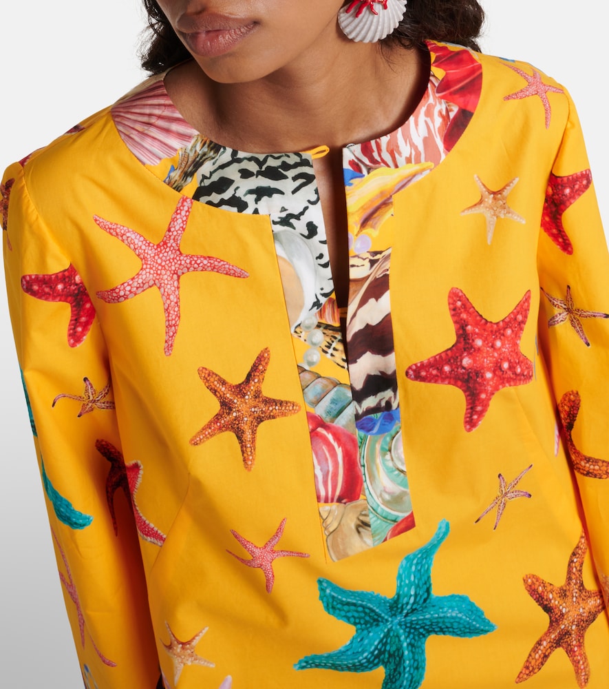  Dolce&gabbana Dolce&gabbana Capri Printed Cotton Tunic 
