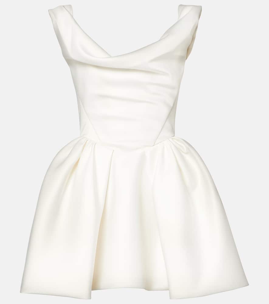 Bridal Bagatelle satin minidress