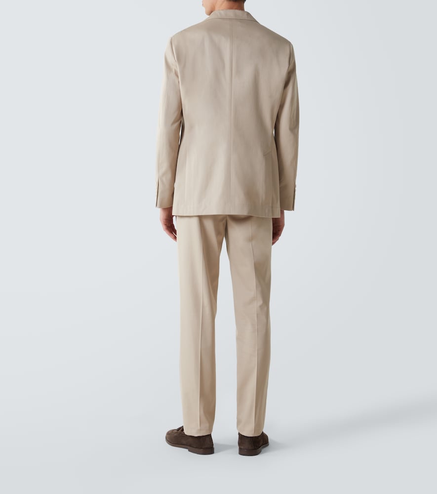  Brunello Cucinelli Brunello Cucinelli Anzug Aus Baumwolle Und Kaschmir 