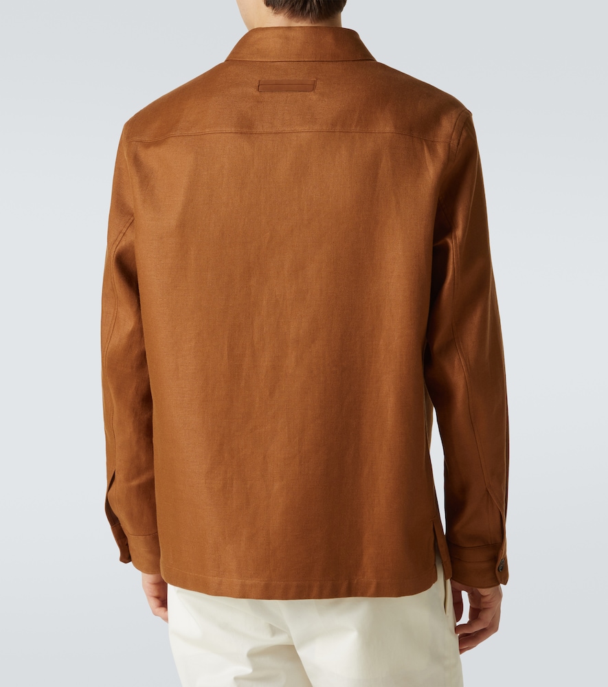  Zegna Zegna Linen Shirt 