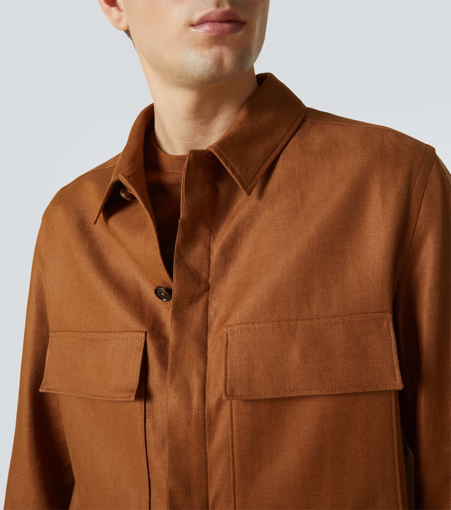  Zegna Zegna Linen Shirt 