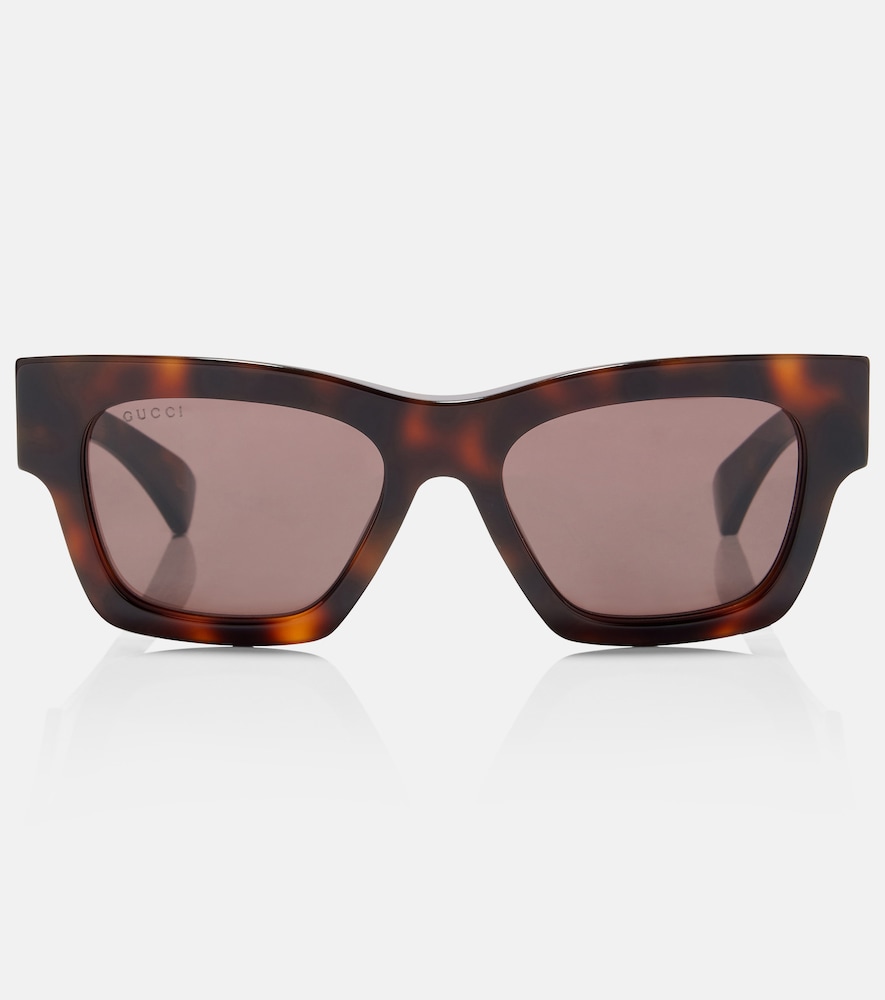 Gucci Lettering square sunglasses