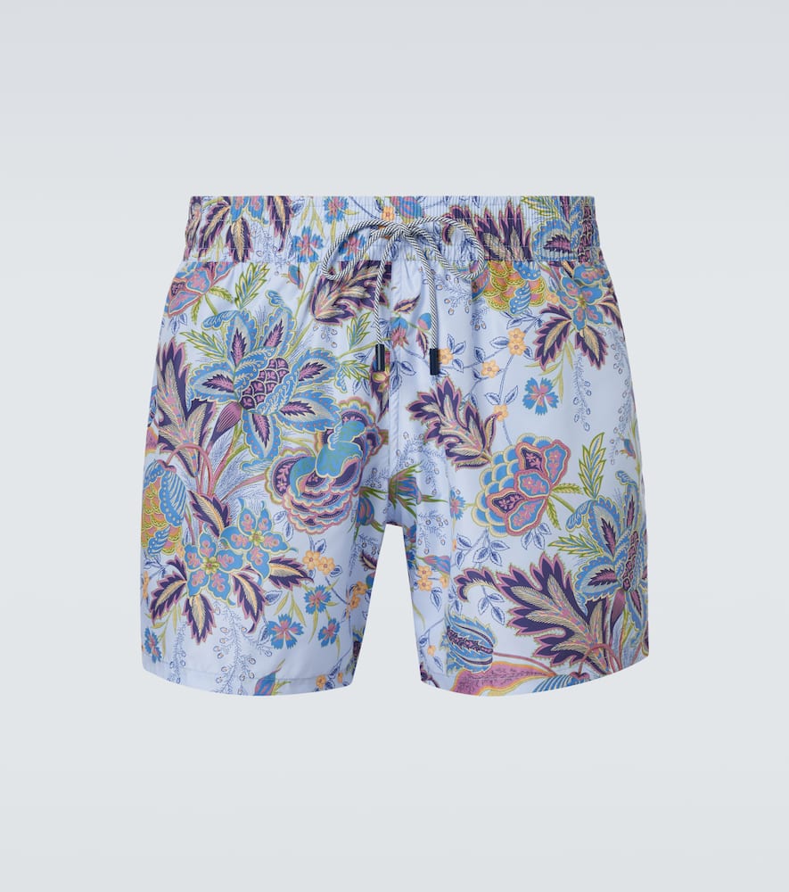 Printed swim trunks