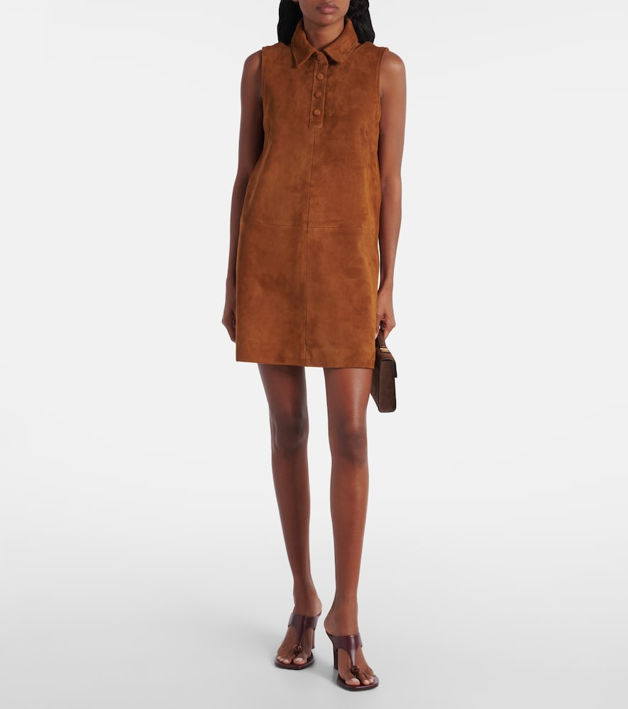 Frame The Suede City suede minidress