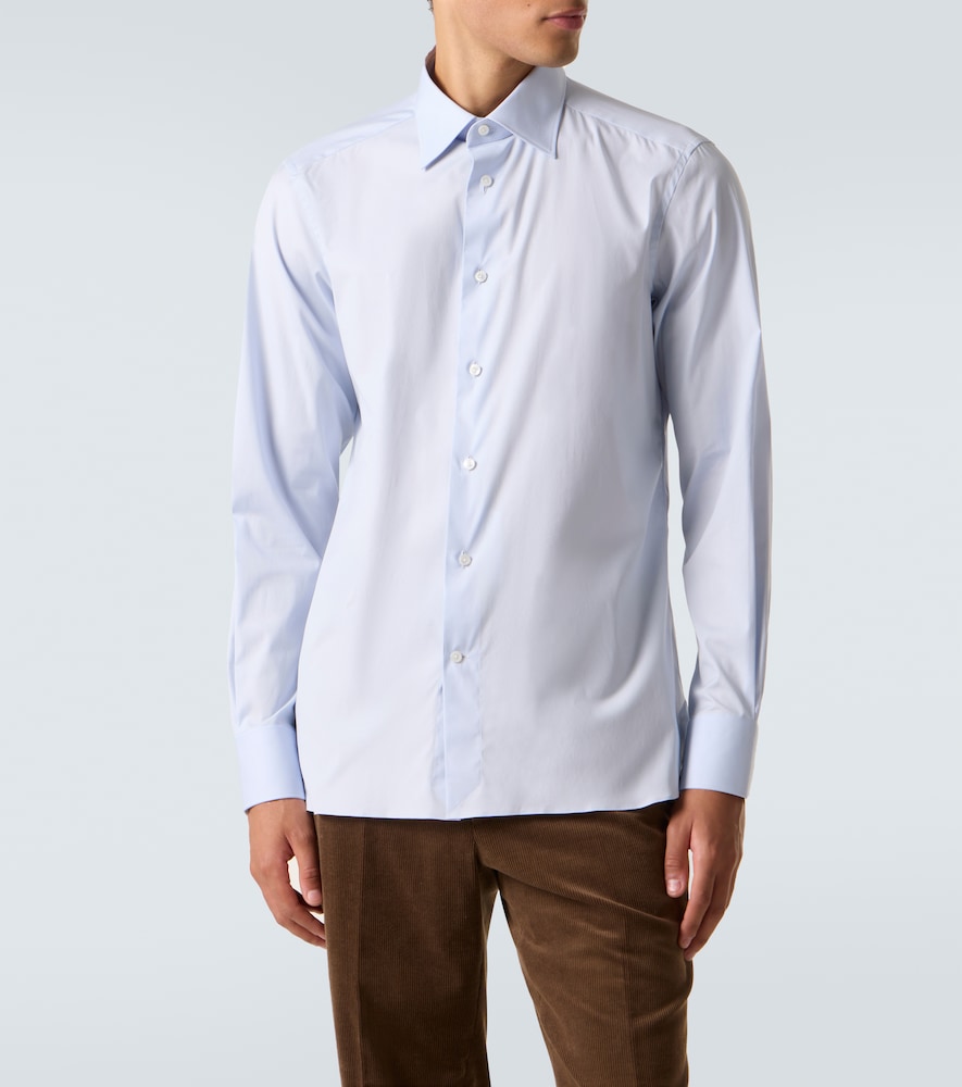  Zegna Zegna Hemd Aus Einem Baumwollgemisch 