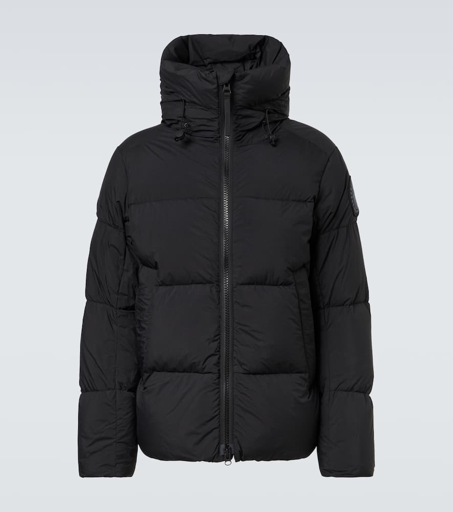 Canada Goose Crofton Black Label Padded Jacket In Enduraluxe In Black