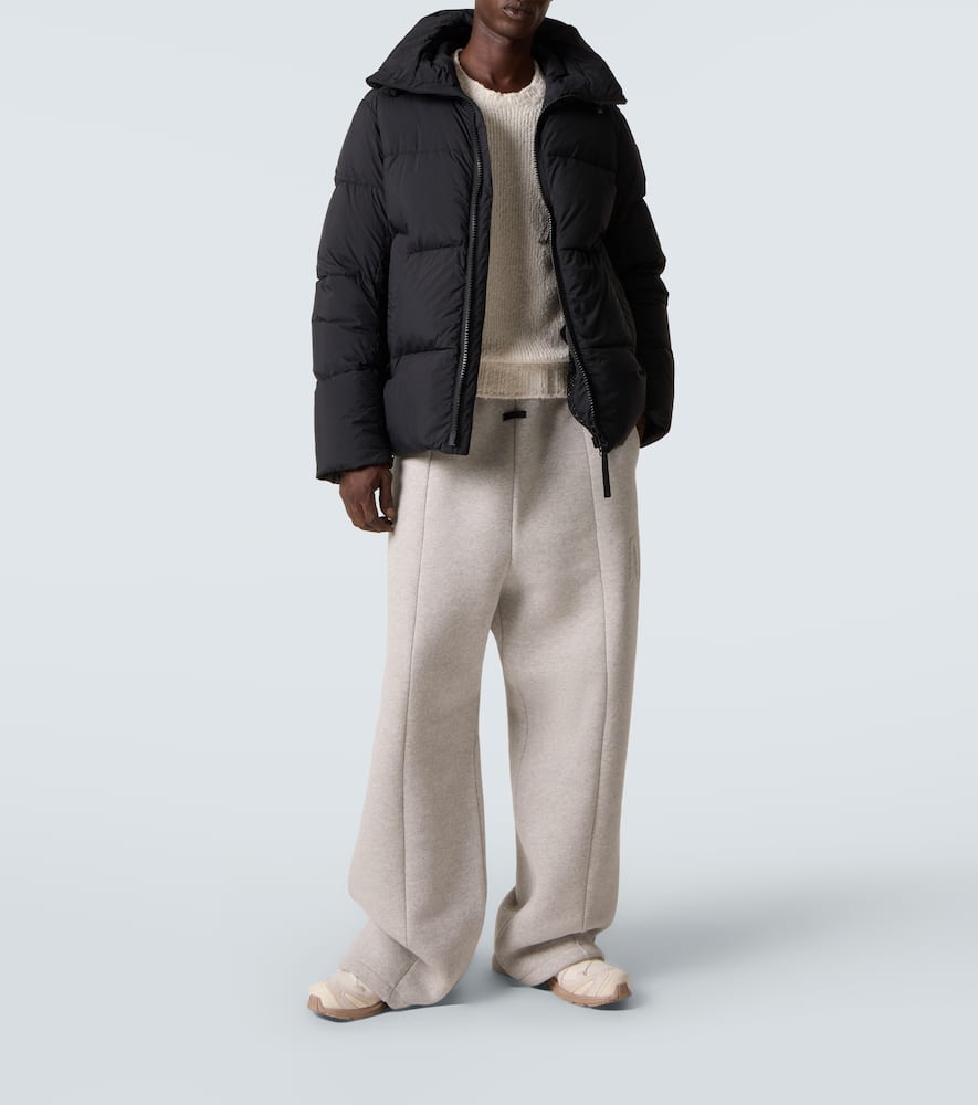 Canada Goose Crofton Black Label Padded Jacket In Enduraluxe In Black