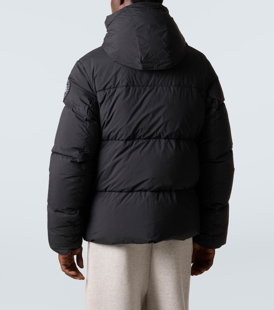 Canada Goose Crofton Black Label Padded Jacket In Enduraluxe In Black