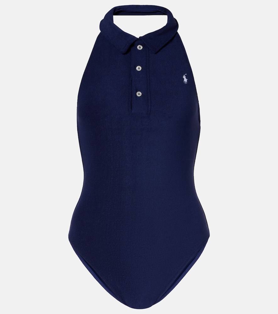 Collar halterneck bodysuit